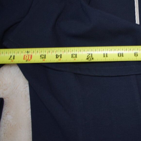 Vintage Cache Black Open Front Blazer Women’s 8 Ruffled Dressy Suit Jacket - Picture 12 of 14